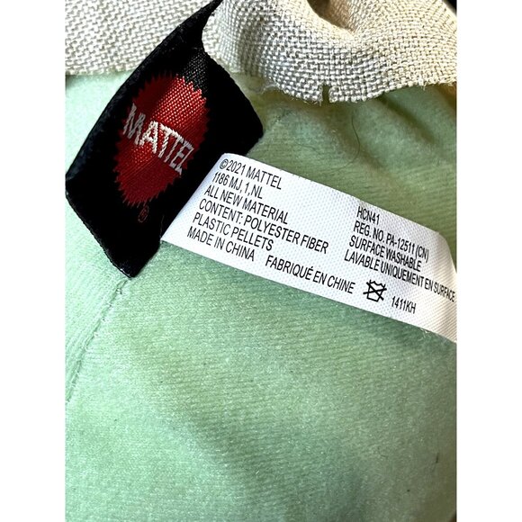 Mattel 2021 Baby Yoda Plush Toy With Beige Outfit & Necklace - Picture 4 of 4